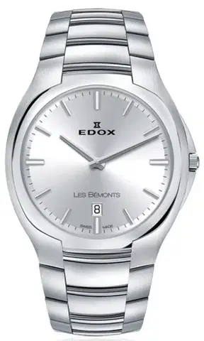 EDOX Les Bémonts Ultra Slim Date Quartz 56003-3-AIN