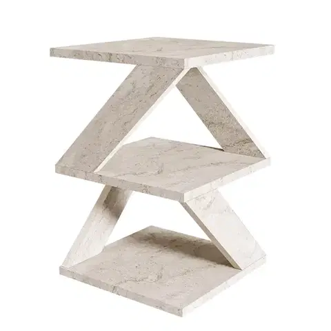 Odkládací stolek Albeni Travertine