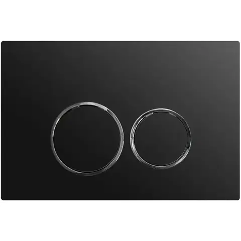 CERANO Ovládací tlačítko splachování Dualo k WC modulu Basic ABS černá matná CER-670807