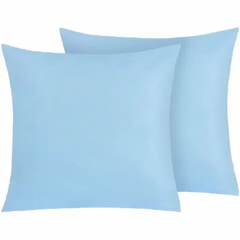 Bellatex Bavlněné povlaky na polštář modrá, 45 × 45 cm, 2 ks, 45 x 45 cm