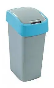 CURVER - Koš odpadkový 45l Flipbin šedomodrý
