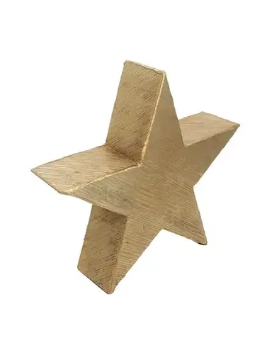 Dekorace Gold Star 32cm