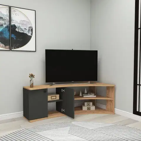 TV stolek Termera - Atlantic Pine, Anthracite