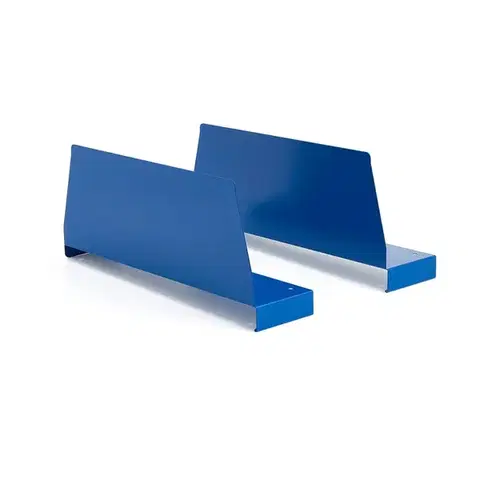 Přepážka na polici SUPPLY, 2 kusy, 160x440 mm, modrá
