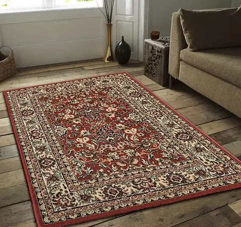 Sintelon, Kusový koberec Teheran Practica 59/CVC, 160x230, červená, chodba / předsíň