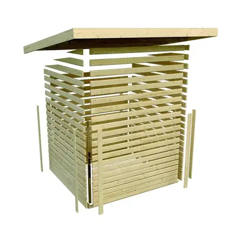 Dřevěný zahradní domek 404x332 cm Lanitplast