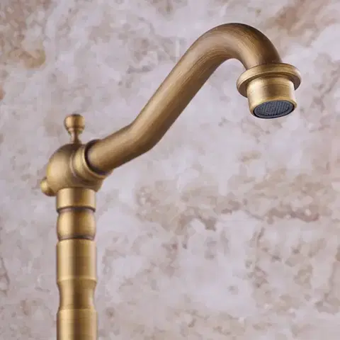 REA Kuchyňská Umyvadlová baterie Rustico antique gold REA-B5521