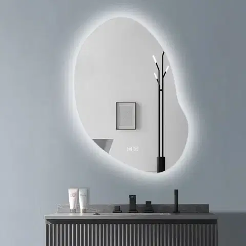 REA Zrcadlo LED 80x60cm CLOUD C HOM-05504