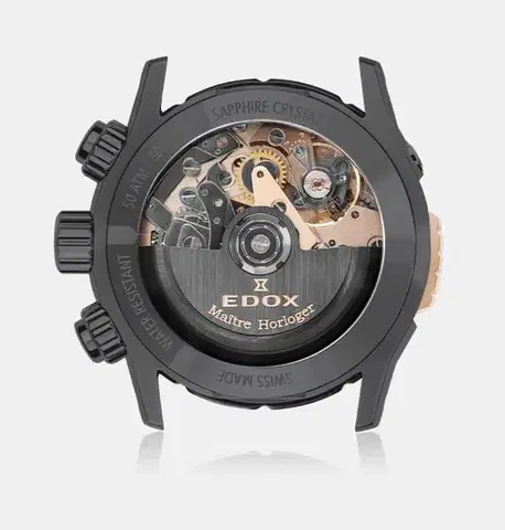 EDOX CO-1 Chronograph Automatic 01128-37GNRCA-GNR