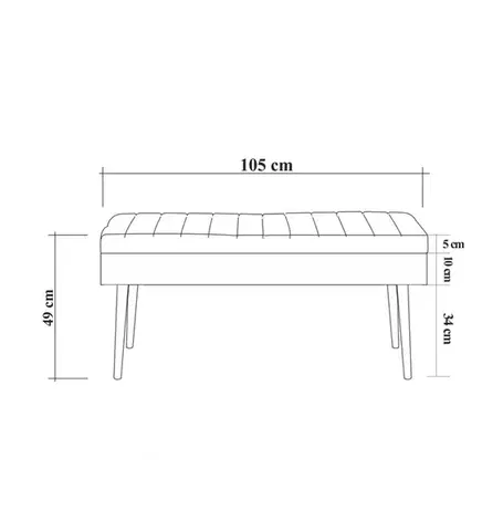 Lavice Vina 1053 - 2 - Anthracite, Walnut