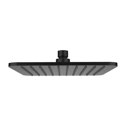 OMNIRES SLIMLINE dešťová sprcha, 20 x 20 cm černá mat /BLM/ WG220/OBL