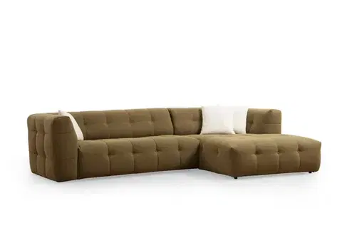 Rohová sedací souprava Cady 3 Seater Right - Khaki