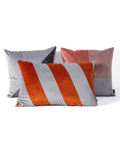 Obdélníkový polštář grey copper