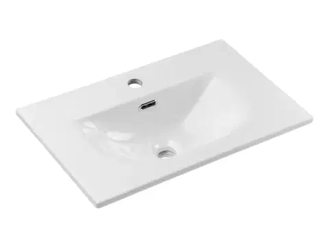 ArtCom Keramické umyvadlo SKY3 60 | E-8099-3-60 | bílý lesk 60 cm