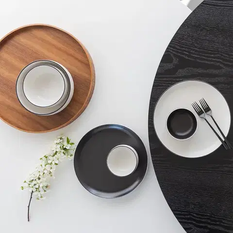 Miska 14,8 cm — Elements Yin &amp; Yang white - 493389