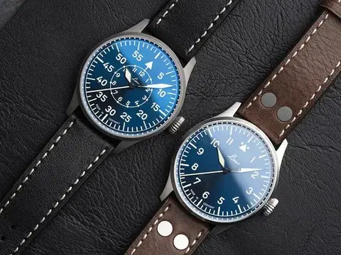 Laco Flieger Stuttgart Pro Blau 43 Automatic