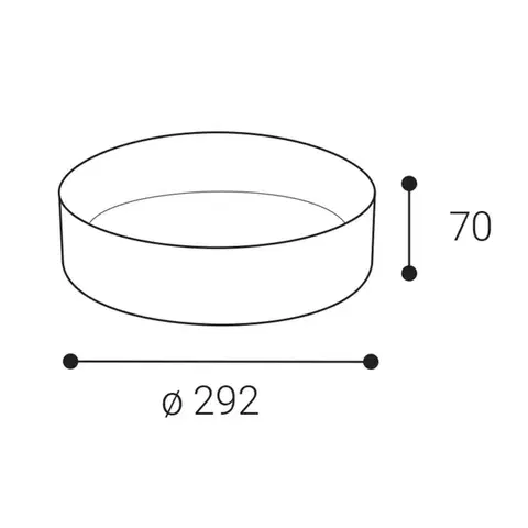 LED2 6469701 rámeček pro svítidlo YPSO 30 RING, W