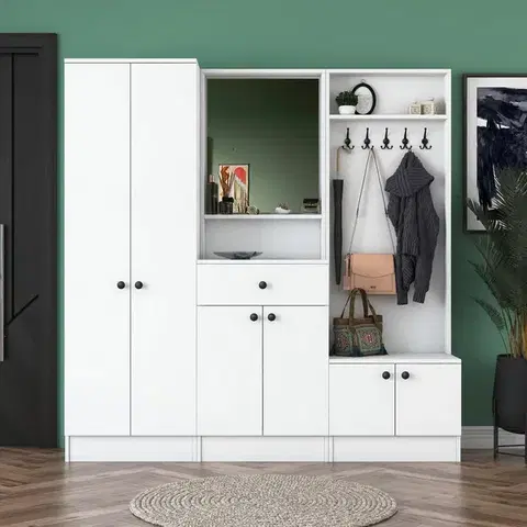 Předsíňová sestava Mio White I