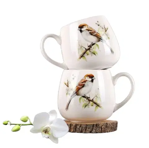 VERONI - Hrnek 440ml Sparrow