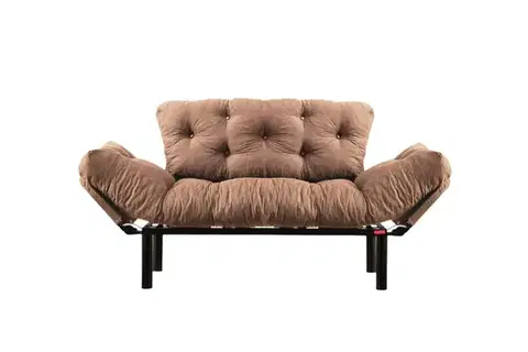Dvoumístná rozkládací pohovka Nitta - Light Brown
