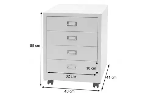 Kancelářský kontejner L49 4 zásuvky