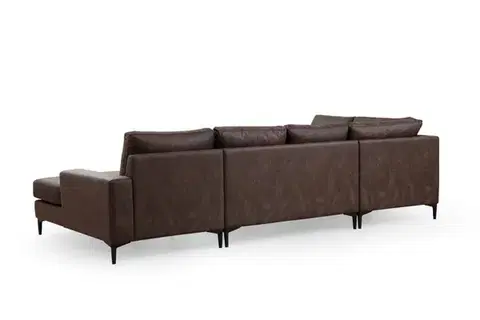 Rohová sedací souprava Porto Corner (EOT-C-02-CHL) - Brown