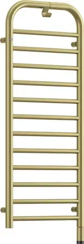 DEANTE Silia matné zlato koupelnový radiátor, elektrický – výška 121 cm AGI_RG41E