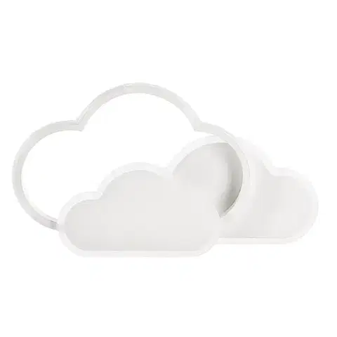 LED stropní svítidlo Clouds stropní svítidlo 24W 2800–6500K s dálkovým ovládáním, bílé stínidlo, nastavitelná barva světla, dětský pokoj, obývací pokoj