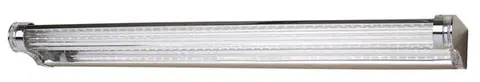 Nástěnná koupelnová lampa chrom 58cm LED 9W studená Moderno