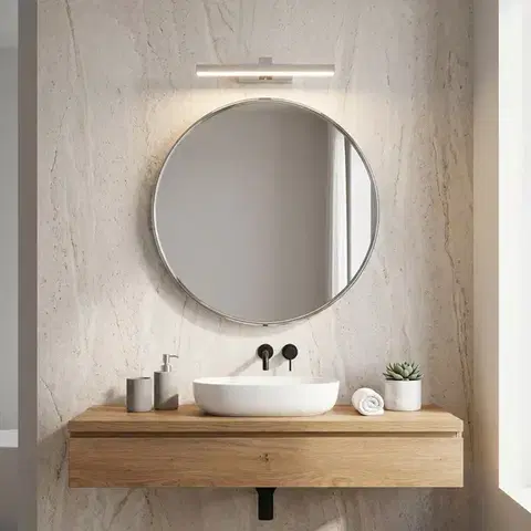 REA Koupelnové nástěnné LED svítidlo SWE001-1W 43cm CHROME OSW-20100