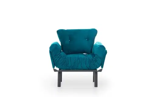 Křeslo ušák Nitta Single - Petrol Green