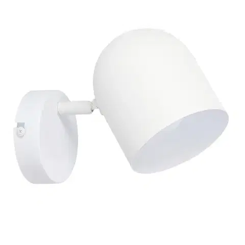 Bílá nástěnná lampa kovová nástěnná lampa Azuro