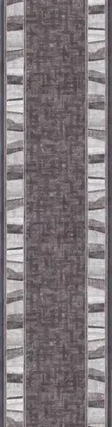 Associated Weavers, Protiskluzový běhoun na míru Linea 97, šíře 80 cm, šedá, chodba / předsíň