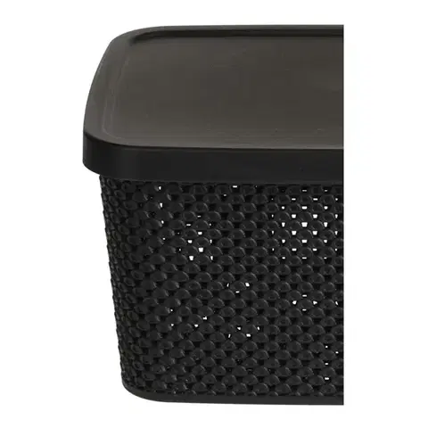 Storage Solutions Úložný koš Simple plus 27 cm černý