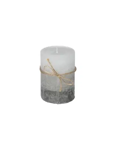 Svíčka Silvia 10cm grey