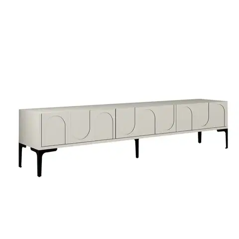 TV stolek Lyon 42 - Cream, Black