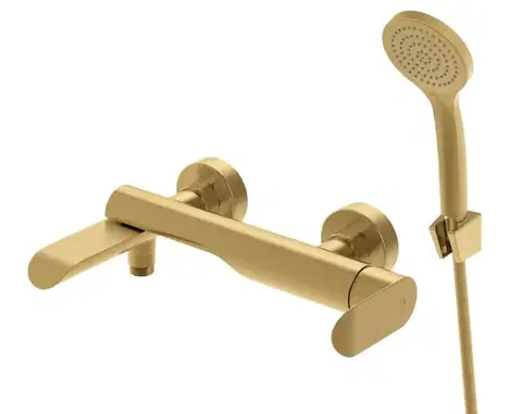 Rubineta Vanová baterie ULTRA U-10/K NEW GOLD s příslušenstvím OLBAU1KPGD8