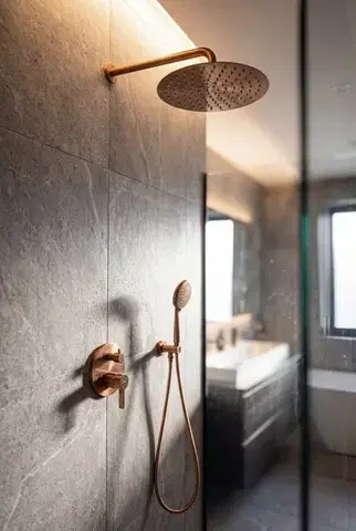SAPHO SLIM hlavová sprcha, průměr 300, měď mat MS573PG