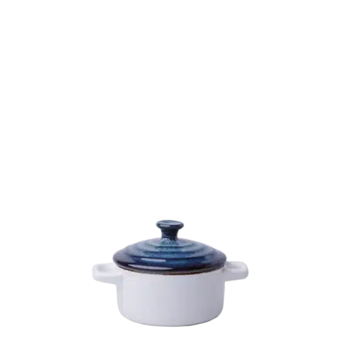 Kastrol s poklicí Flowl Atelier modrý ø 10.2 cm – Gaya - 452154