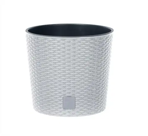 PROSPERPLAST - Květináč Rato Round 30cm bílý