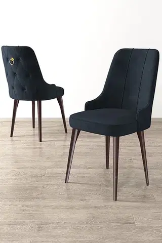 Sada židlí (6 kusů) Newa - Anthracite, Brown