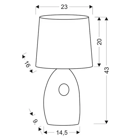 Stolní lampa HIERRO Candellux