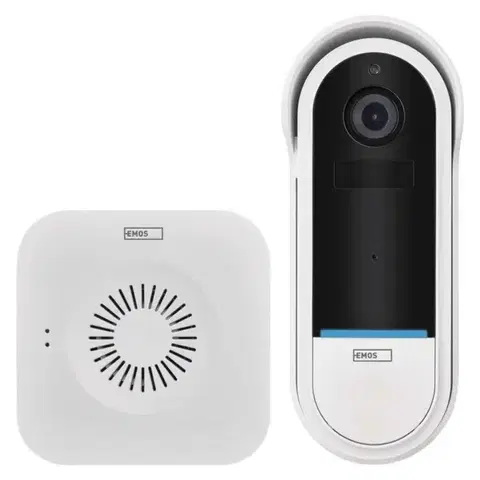 EMOS GoSmart Domovní bezdrátový bateriový videozvonek IP-15S s Wi-Fi H4032