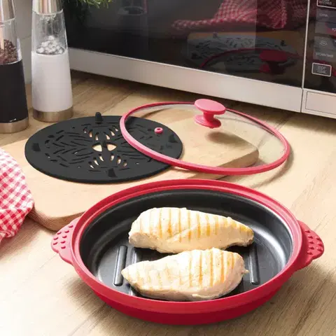 Multifunkční pánev 3 v 1 do mikrovlnné trouby