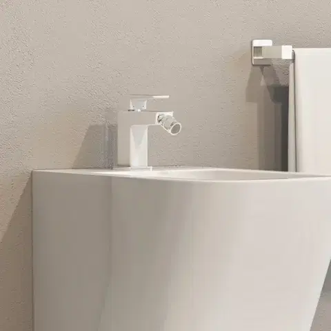 OMNIRES PARMA bidetová baterie chrom / bílá /CRB/ PM7420CRB