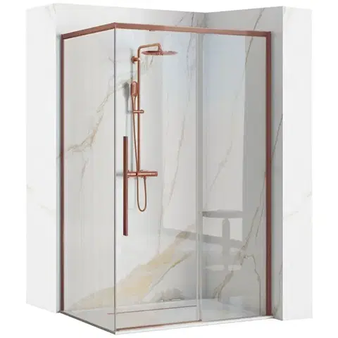 REA Sprchový kout SOLAR Copper Brush 120x90 REA-K9514