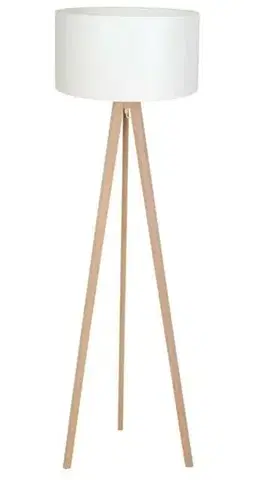 Stínidlo pro stojací lampy AZzardo Tripod Wood a Tristan Shade TF floor 45 white AZ3014 45cm bílé