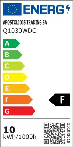 ACA Lighting bílá LED SMD reflektor IP66 10W 3000K 800Lm 12-24V DC Ra80 Q1030WDC