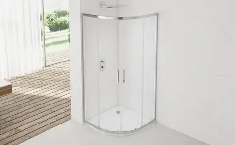 Sprchový kout čtvrtkruh 80x80 cm SAT TEX SATBKTEXS80 SATBKTEXS80