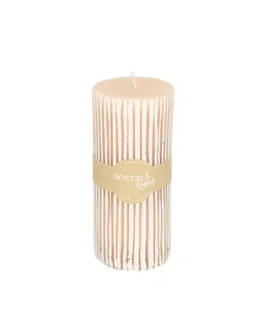 Svíčka Renee 15cm beige
